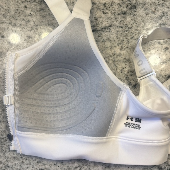 White Under Armour Sports Bra - Picture 3 of 6